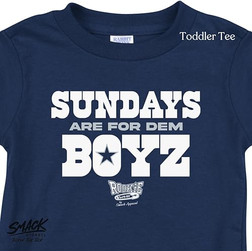 Miniatura 7 de Sundays are for Dem Boyz Ropa de bebé para los fanáticos del fútbol de Dallas (NB-7T)