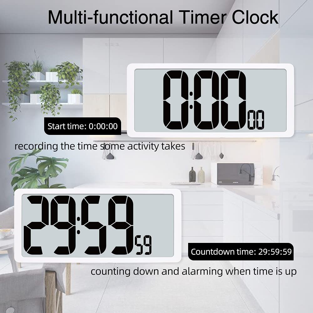 Buy TXL Extra Large Digital Wall Clock with Backlight, 16.9" Oversize