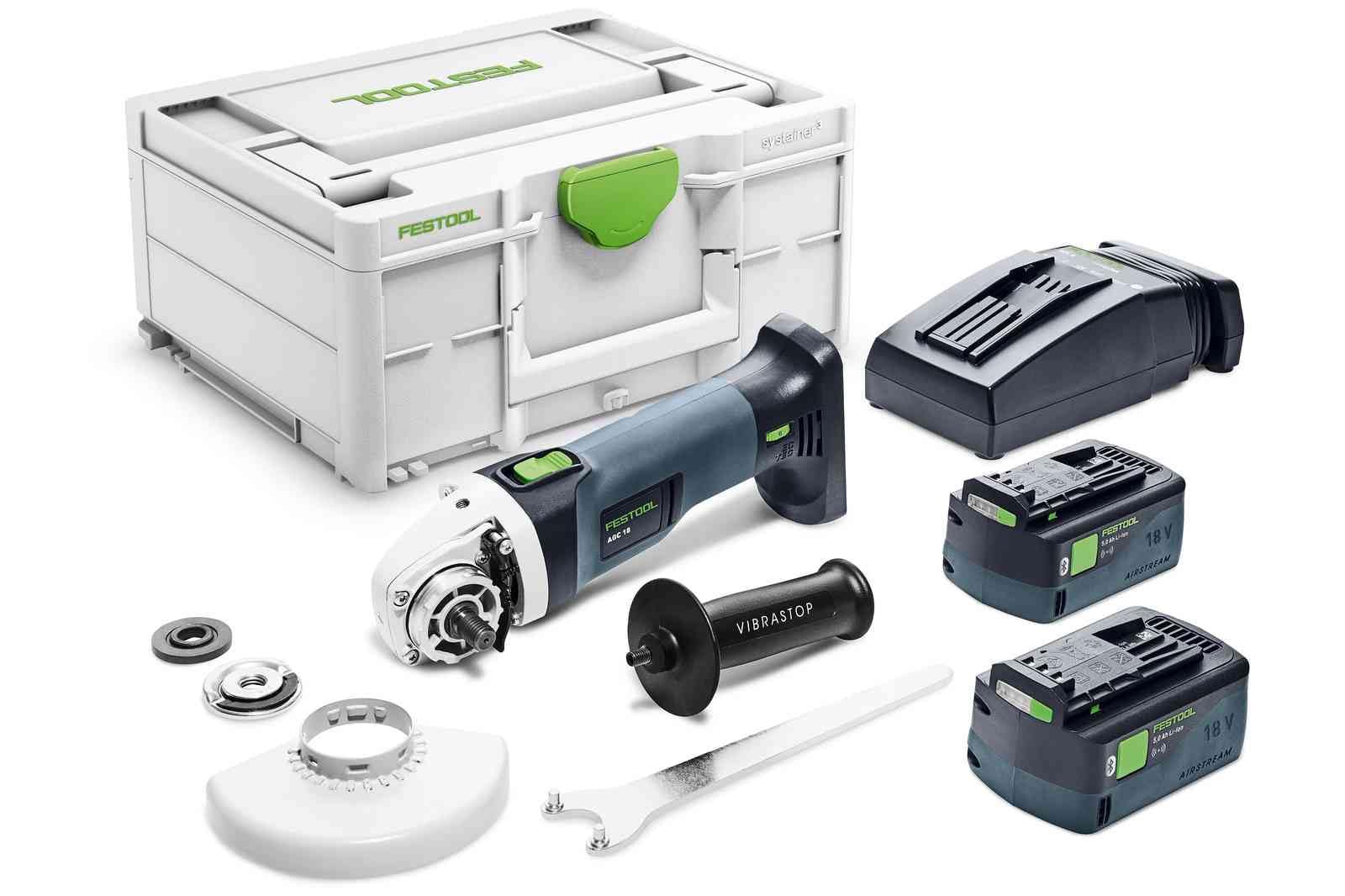 Festool Smerigliatrice angolare a batteria AGC 18-125 5,0 EBI-Plus