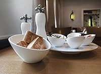 Vista 2 de ASA 10391017 - Salero y pimentero (porcelana, 9.1 in), color blanco