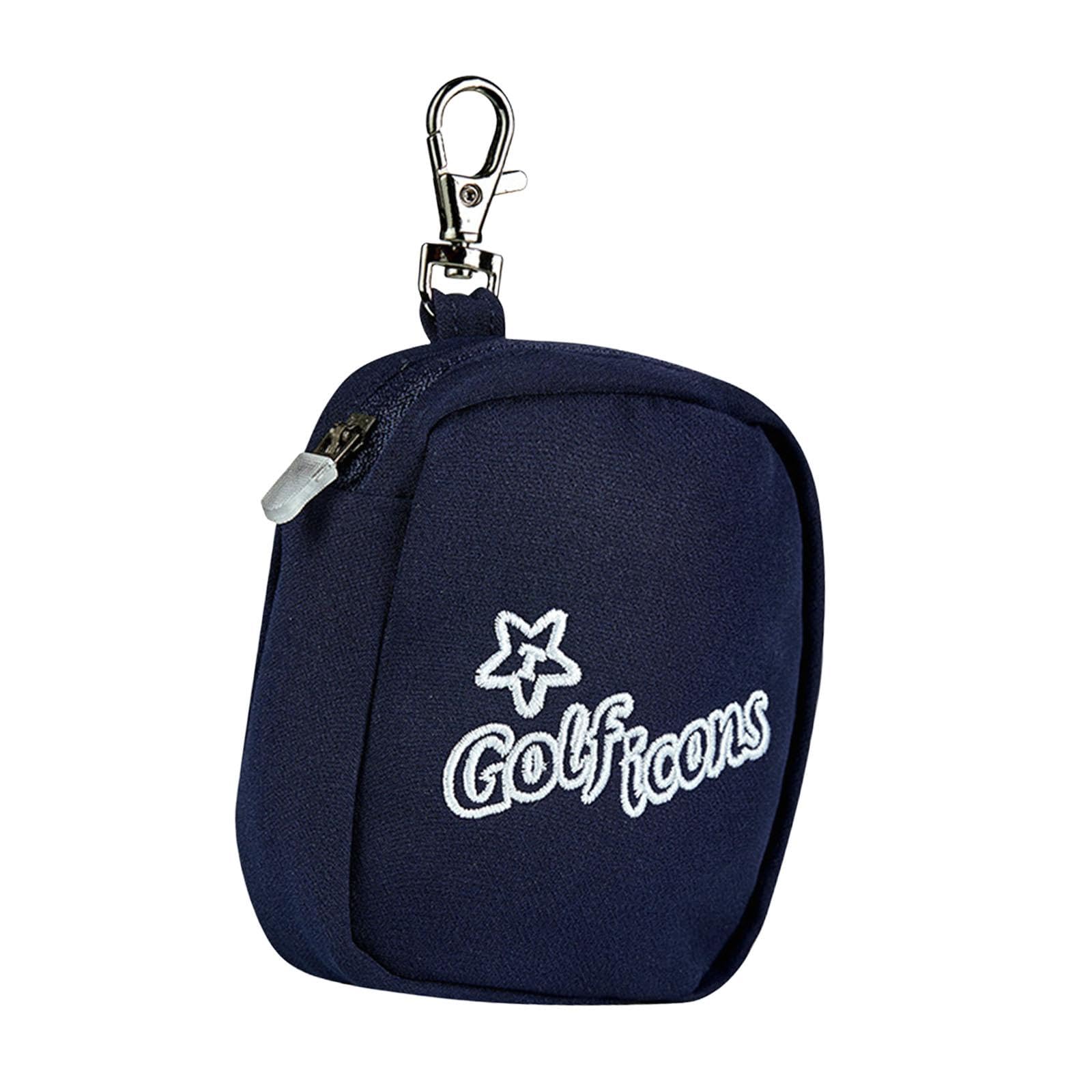 Golf Ball Waist Bag Storage Container Golf Storage Pocket for Sports Outdoor Navy Blue-image-22