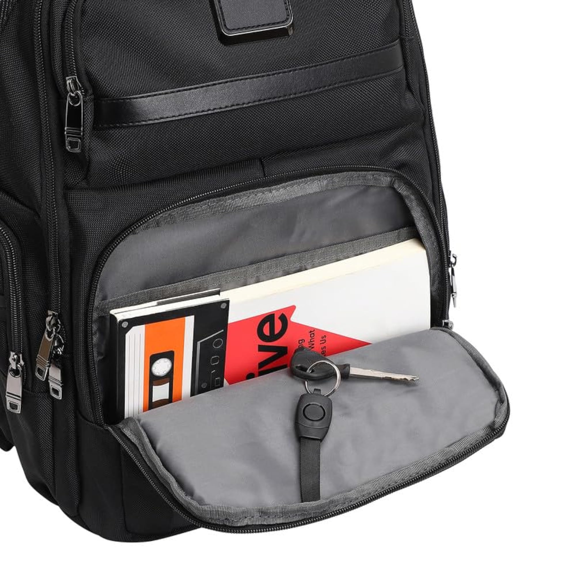 Men's The Urban Trail Onyx Black Backpack for Casual Wear