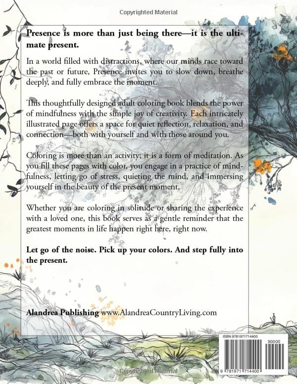 Presence: The Ultimate Gift: A Mindfulness Coloring Book About Truly Being There (WELLNESS - The Coloring Books) - Image 2