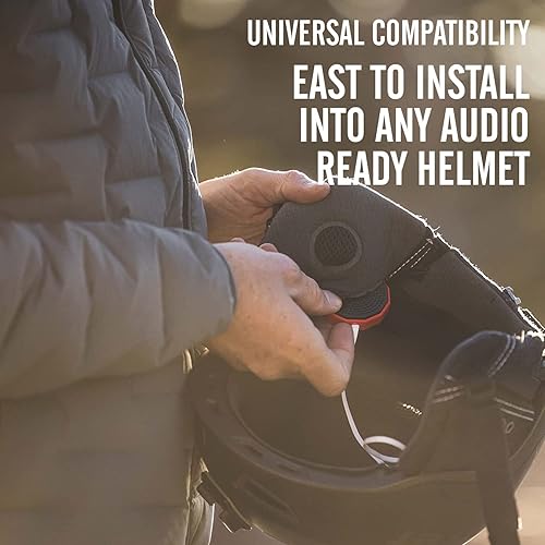 Miniatura 5 de Outdoor Tech Chips 3.0 - Altavoces para casco de nieve con Bluetooth para casco inalámbrico de audio y música para cascos de snowboard y cascos de