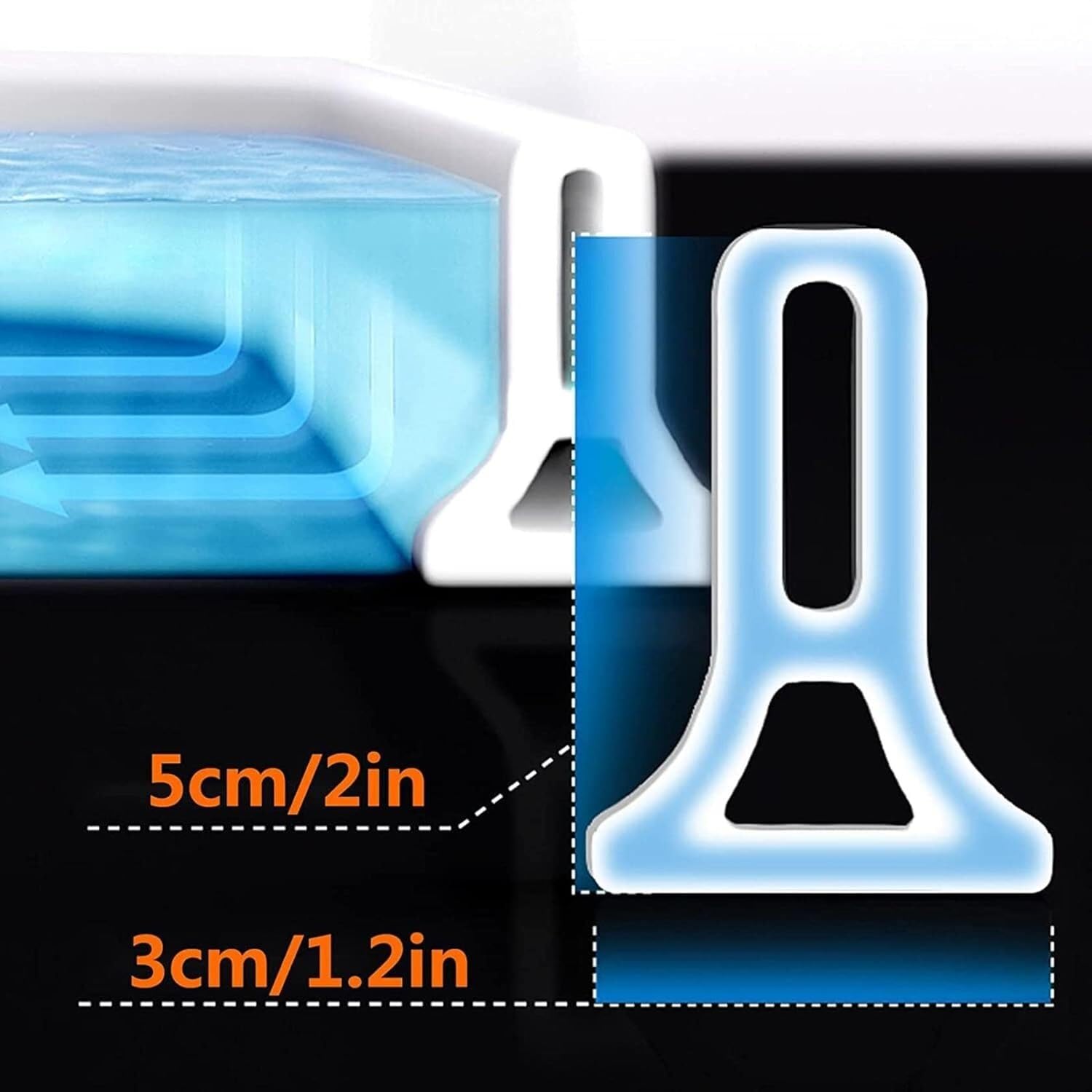 Soglia pieghevole per doccia, in silicone, paraspruzzi per cucina e bagno, per vasca da bagno (nero, 4 m)