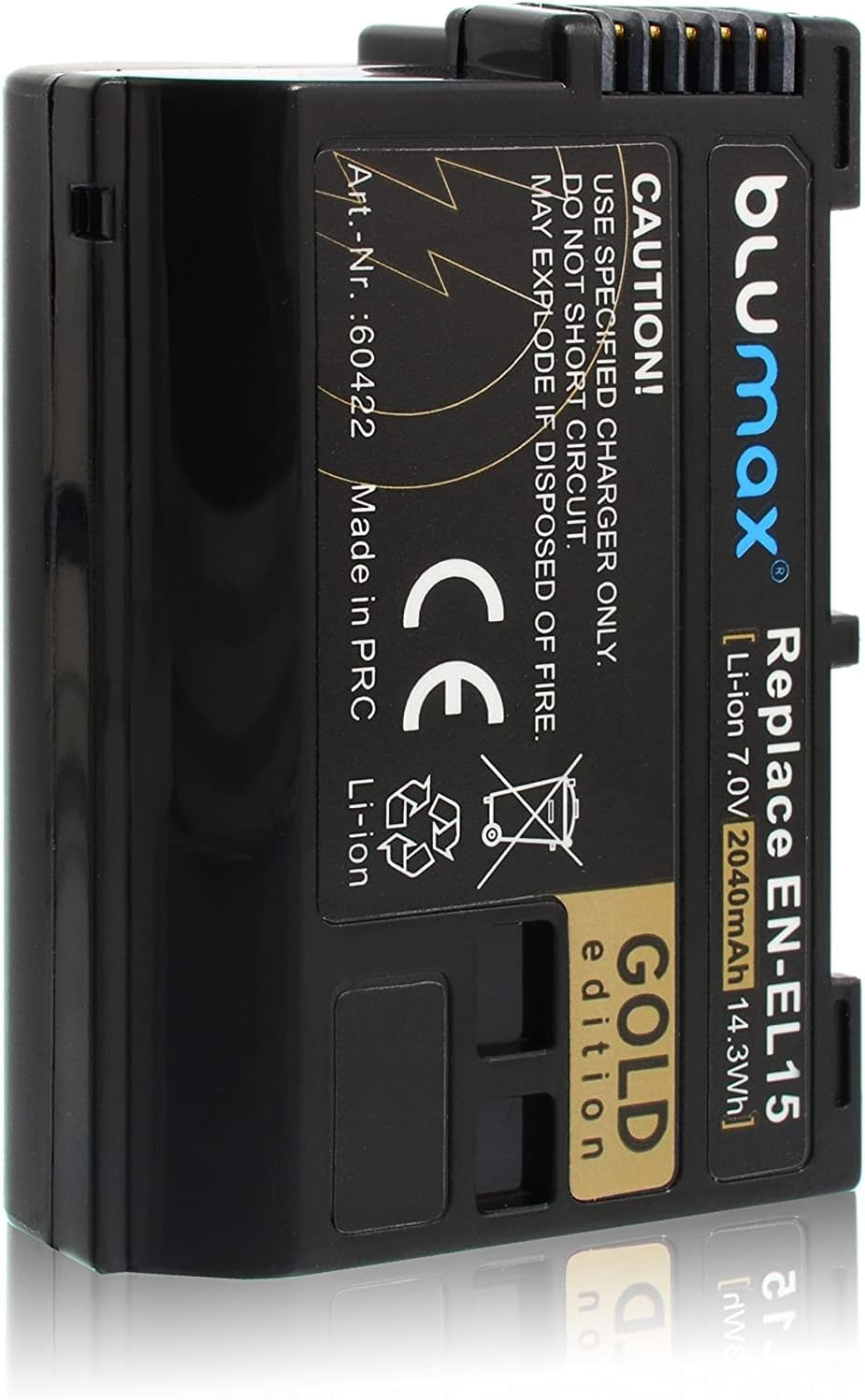 Baxxtar EN-EL15c Kamera Akku 2600 MAh – Kompatibel Mit Nikon Z5, Z6 II, Z7 II, Z8 Uvm.