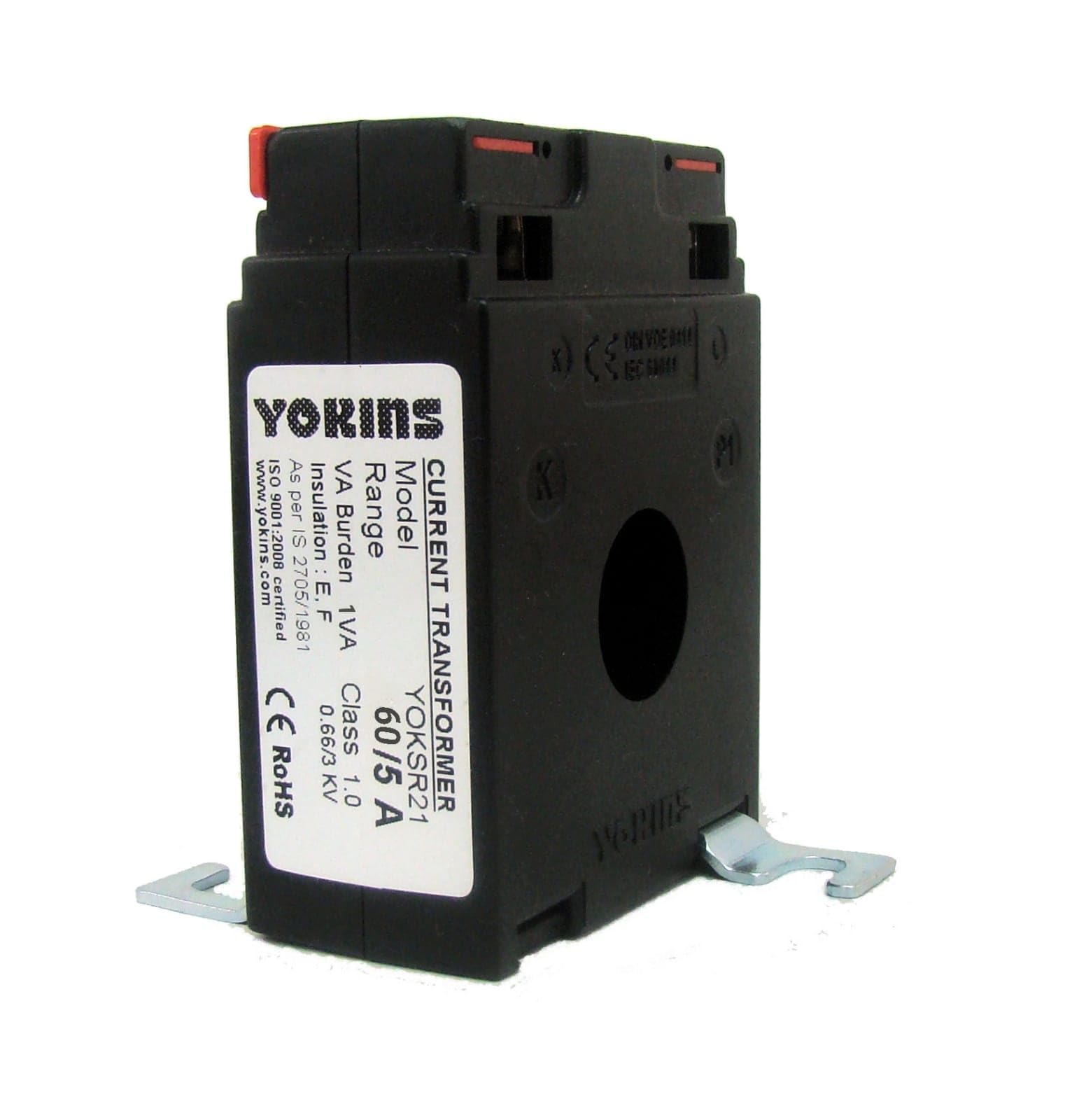 YOKINS Current Transformer 60/5A, 60A CT for Ammeter Model SR21 Polycarbonate encapsulated rectangular sleek design (B01MU7YX5S) Amazon Price History, Amazon Price Tracker