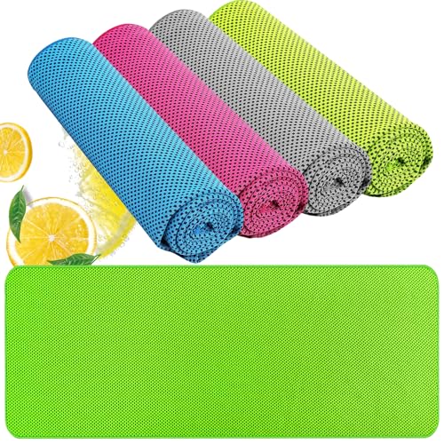 Cooling Towels for Neck/Face Ice Towel Cooling Neck Wraps for Hot Weather Sweat Towels Microfiber Chilly Towel cold Rags Soft Breathable Quick Dry for Indoor /Outdoor/Yoga/ Gym/Working out（40''x12''）