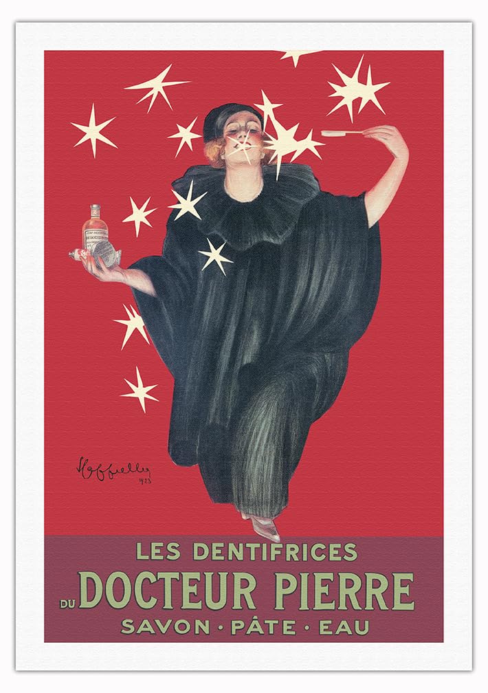 Docteur Pierres Soap Toothpaste Les Dentifrices Savon - Vintage French Advertising Poster by Leonetto Cappiello c 1923 -