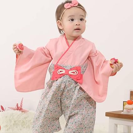 Amazon ベビー 出産祝い 子供服 女の子 ベビー服 赤ちゃん かわいい プレゼント 袴 ひな祭り 衣装 80 90cm ローズピンク 6438b 和装フォーマル 服 ファッション小物 通販