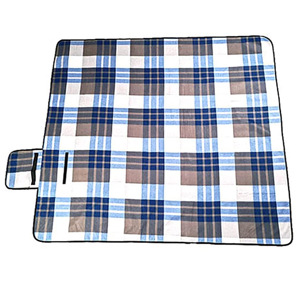 Tapis de pique-nique et plage portable en lin imperméable pour camping