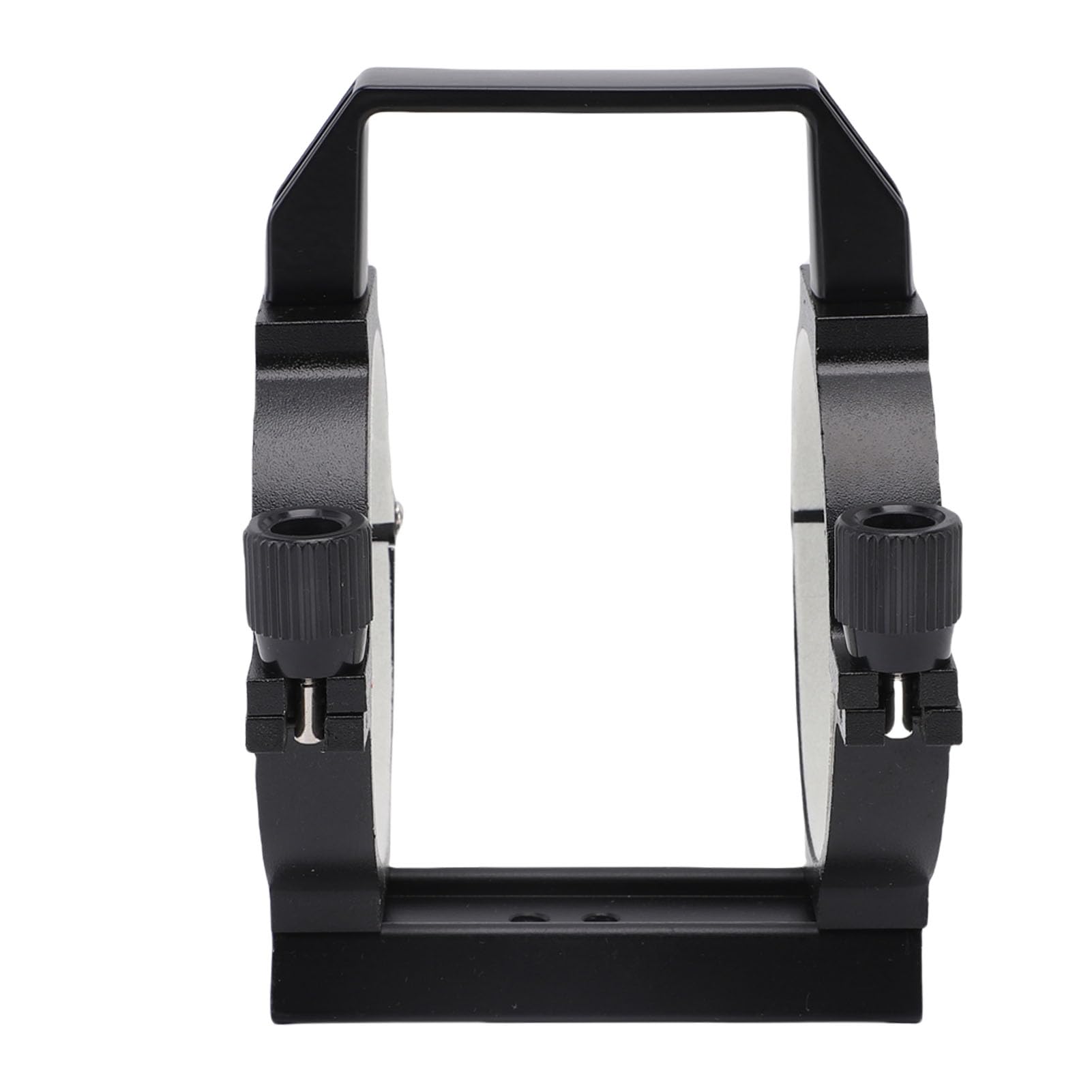 Hidyliu Anillo de Tubo de Telescopio Ajustable con Tiras Acolchadas Abrazadera de Metal Robusta para Telescopio Astronómico de 80 Mm a 90 Mm Uso en Exteriores
