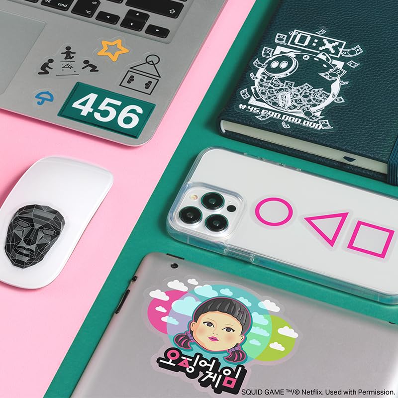 Paladone Squid Game Gadget Decals for Laptop and Phone Case - Image 3