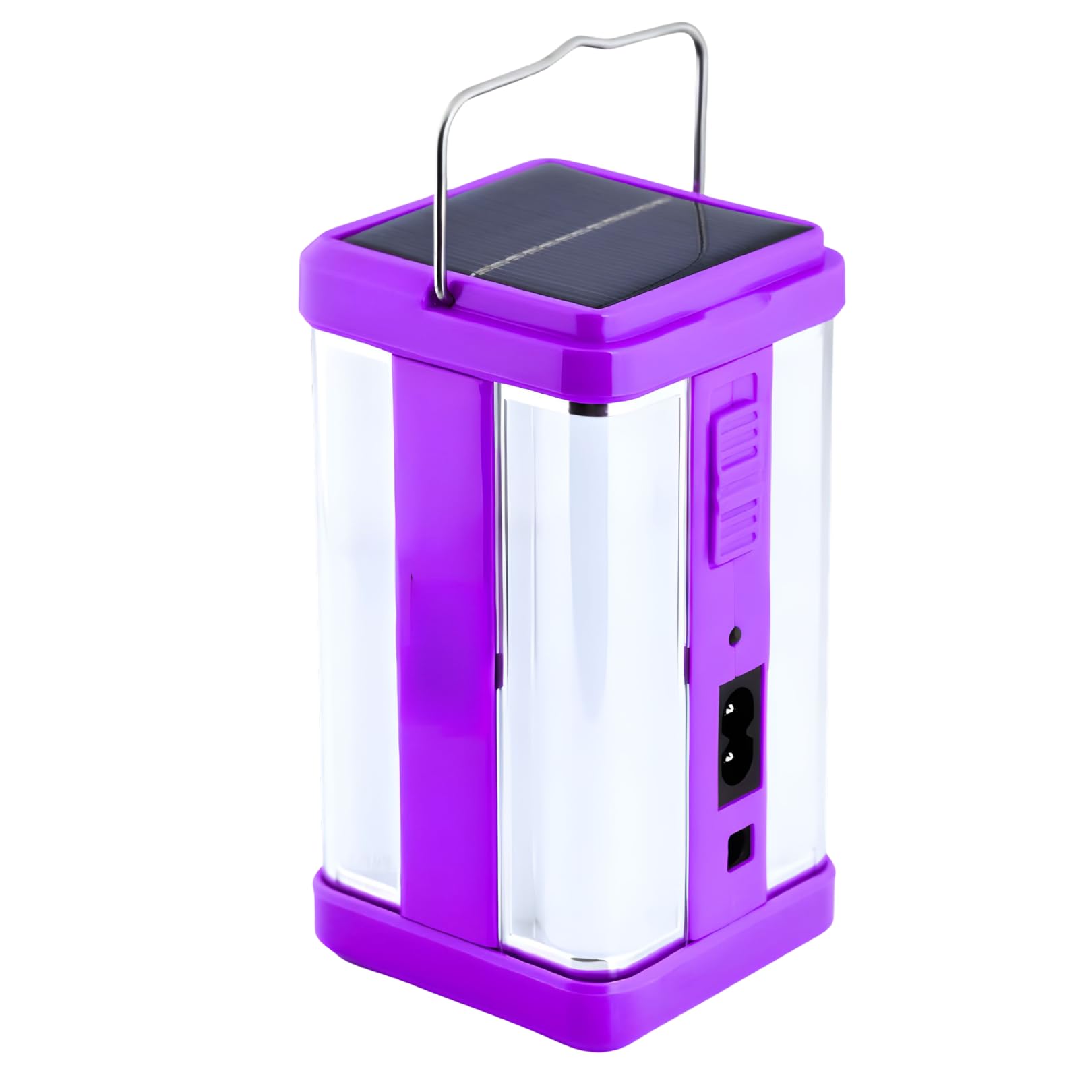 Emergency Light Rechargeable | 4 Tube Solar Lantern Study Light | Emergency Light for Home | 2 Lighting Mode Charger Lamp, 1600 mAh Battery | Up to 5-7 Hours Backup| (Multicolor)-image-9