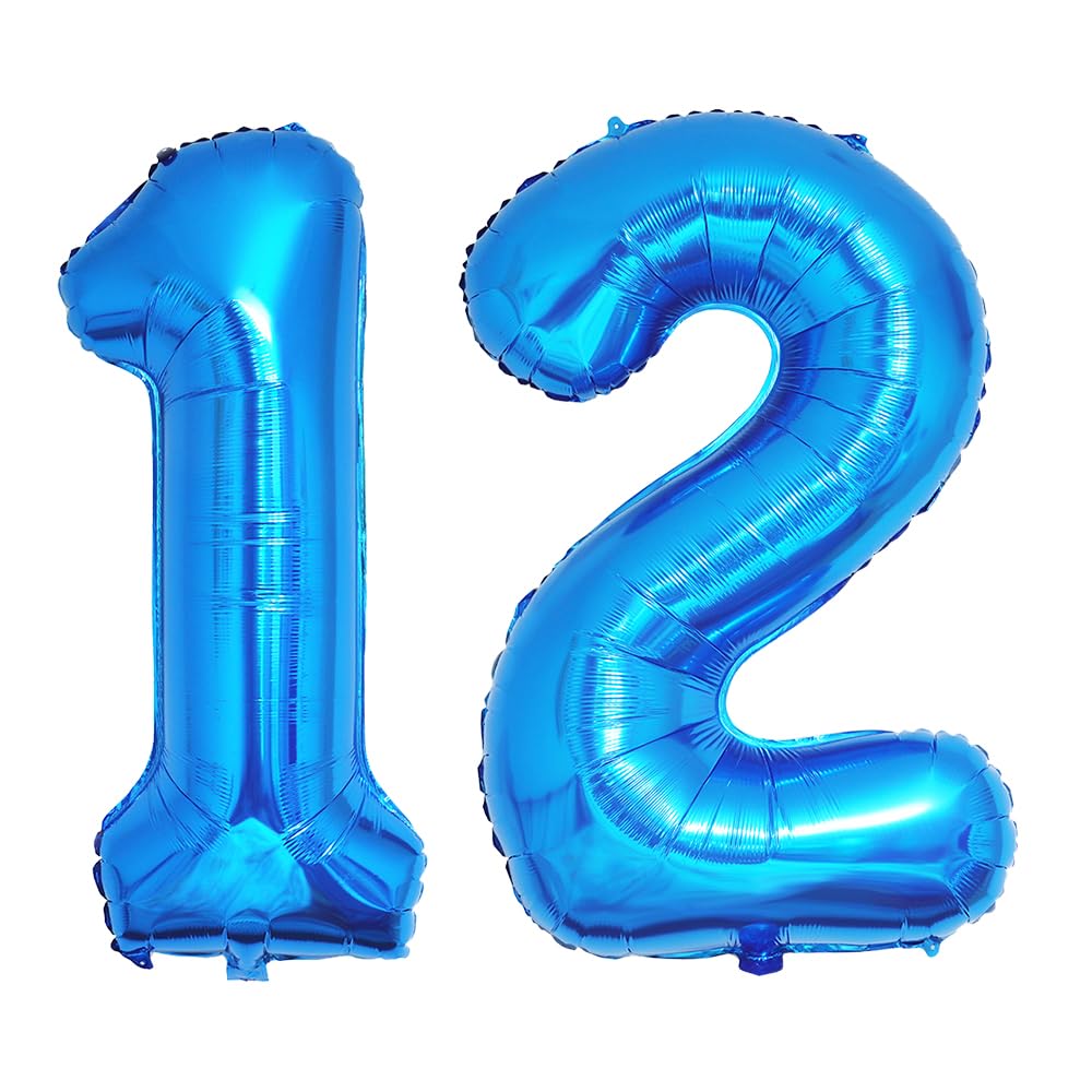 Foil Globo Número 5 Azul 40" (101cm), Inflable Helio o aire, Gigante Numeros 0-9, 10-19, 20-29, 30-100, Grande Globos Decoración para La Boda Aniversario y Cumpleaños Fiestas — view 41