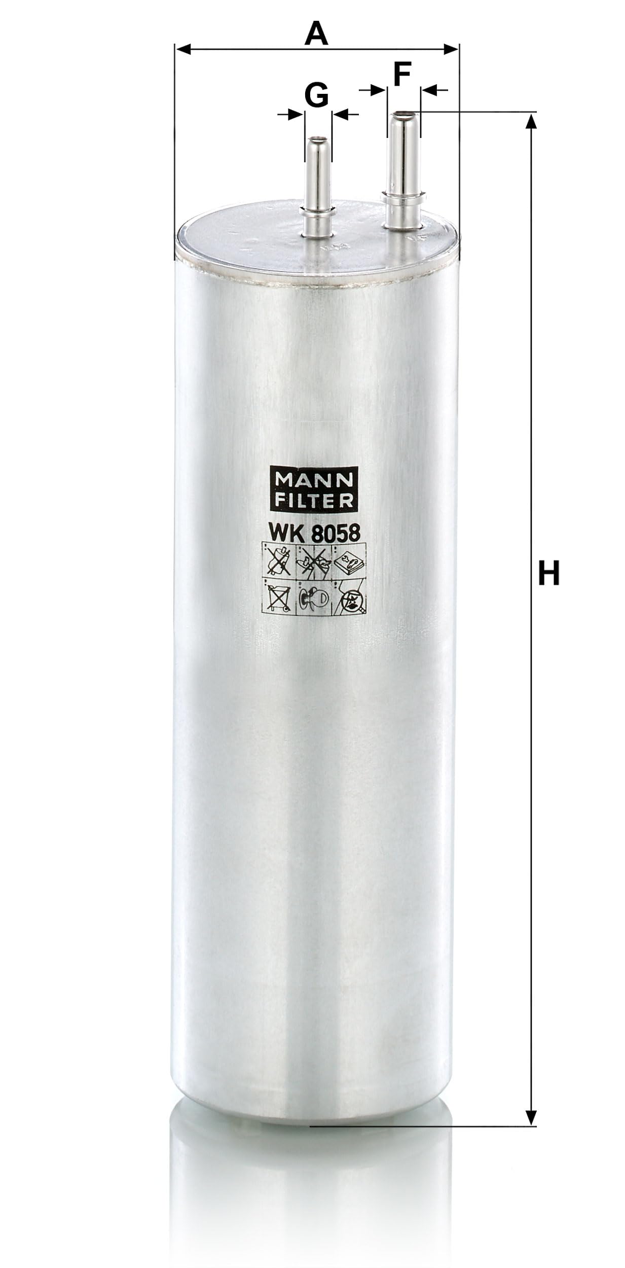 MANN-FILTER, WK 8058 Filtre à carburant