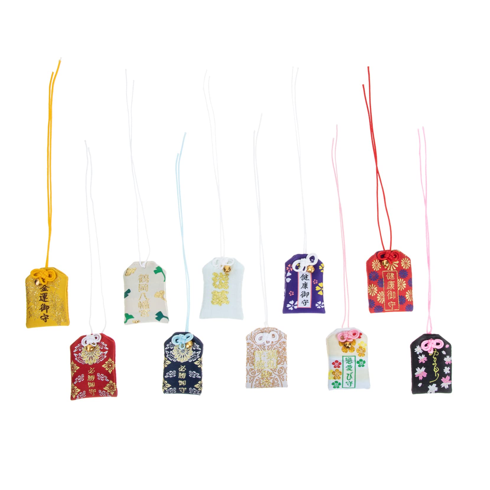 TOPBATHY 30 Pcs Blessing Bag Chinese Japan Shrine Charms Japanese Japanese Shrine Charm Exquisite Amulet Japanese Decor Japanese Home Decor Japanese Style Fortune Bags Linen