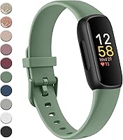 Vista 1 de Meliya para Fitbit Inspire 3 Correas para Hombres y Mujeres, Correas Deportivas de Repuesto de Silicona Suave Ajustable Compatibles