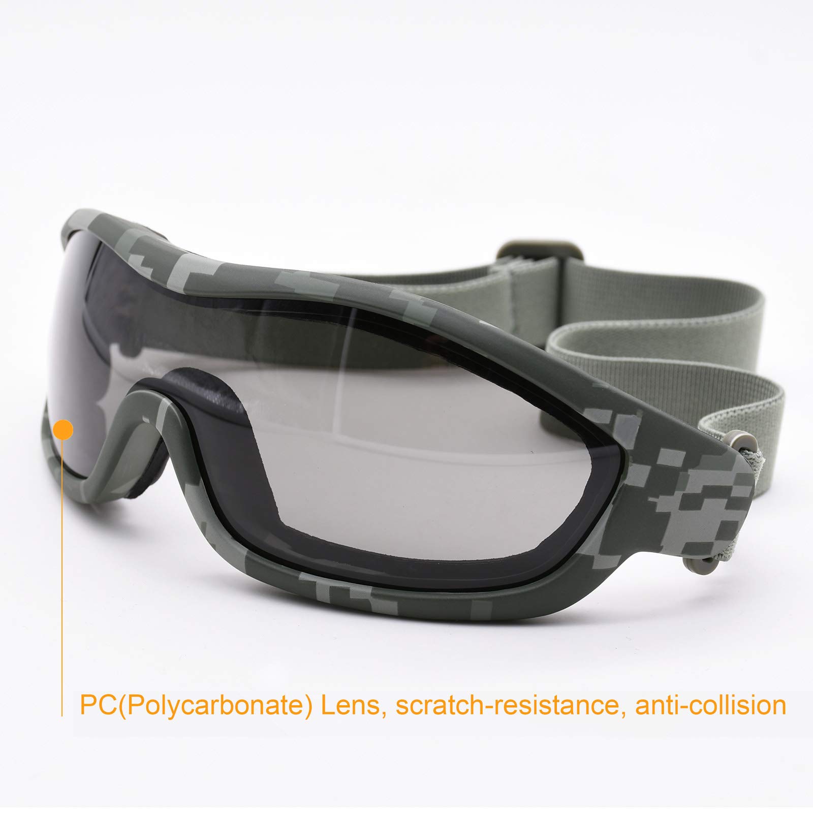 Gafas de protección UV para exteriores, gafas de sol militares, gafas tácticas
