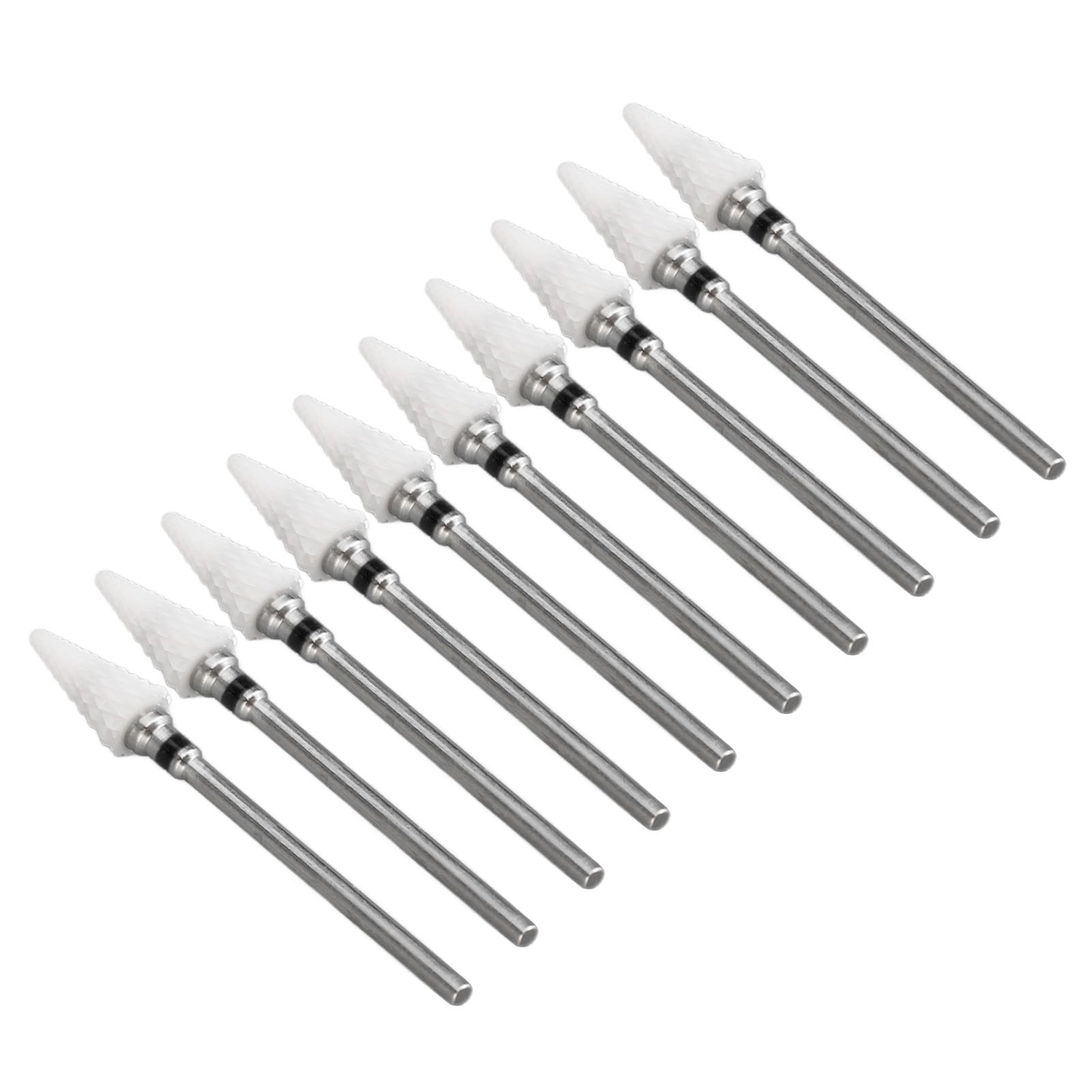 Odkryj Nasz Luksusowy Zestaw 10-częściowy Ceramicznych wierteł do Paznokci w Stylu Rosyjskim Kompletne Rozwiązania Pielęgnacyjne do Manicure i Zestawu do Polerowania Paznokci