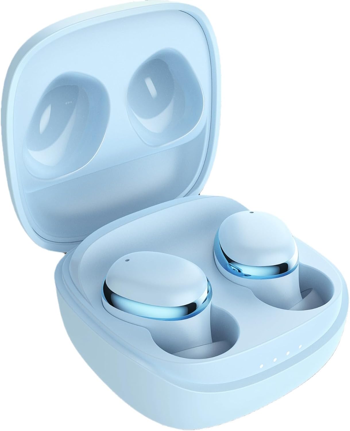 Bluetooth 5.3 Wireless Ear Buds Headphones 6 Hours Listening Time Sports Waterproof Running in-Ear True Wireless Earphones IPX5 Waterproof Fit Exercise Gym Outdoor Work White