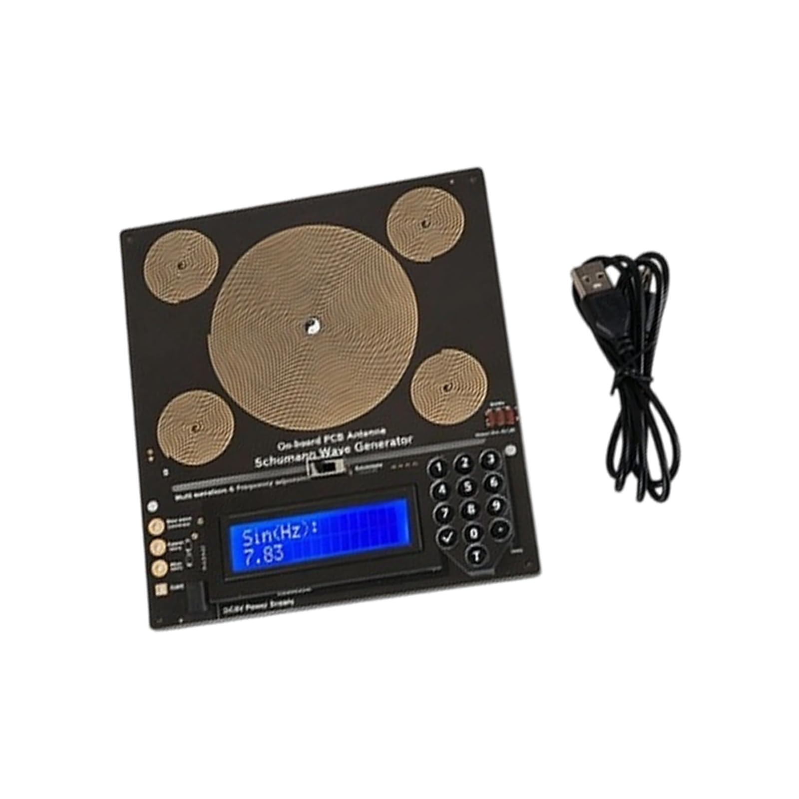 Zbiianxer Without Casing Digital Signals Generator 0.01Hz-100Khz Frequency Ranging With Sine Square Waves Output For Scientific Research Relaxation Stress Relief Frequency Tool