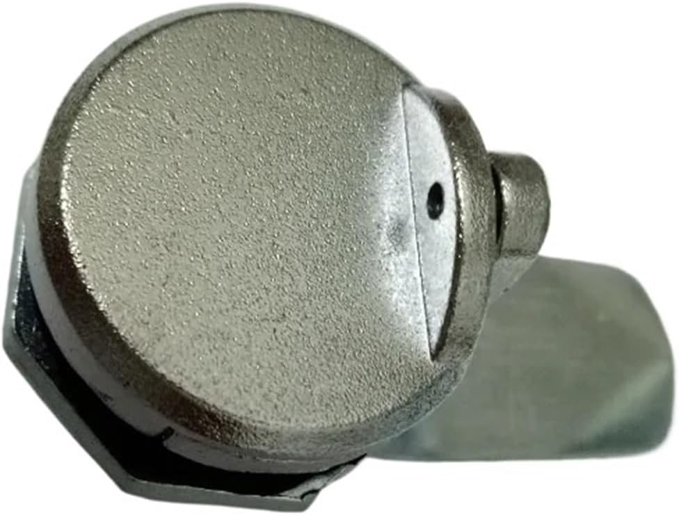 Cover Cam Triangular Lock with Seal Position Electrical Box Equipment Control Cabinet Control Cabinet Cylindrical Lock 1Pcs(Curved Latch)