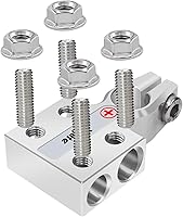 Vista 3 de Vgate Conector de Terminal de Batería de Ácido de Plomo de 8 Vías, Extremos de Terminal de Poste AGM, Calibre 8AWG hasta 4/0(XL) AWG, Positivo