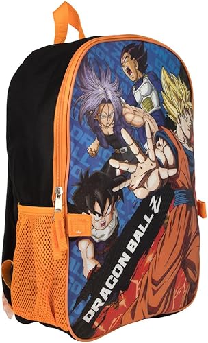 Miniatura 3 de Bioworld Dragon Ball Z Saiyan Warriors 2-Piece 16" Youth Backpack &amp; Lunch Kit Combo Set
