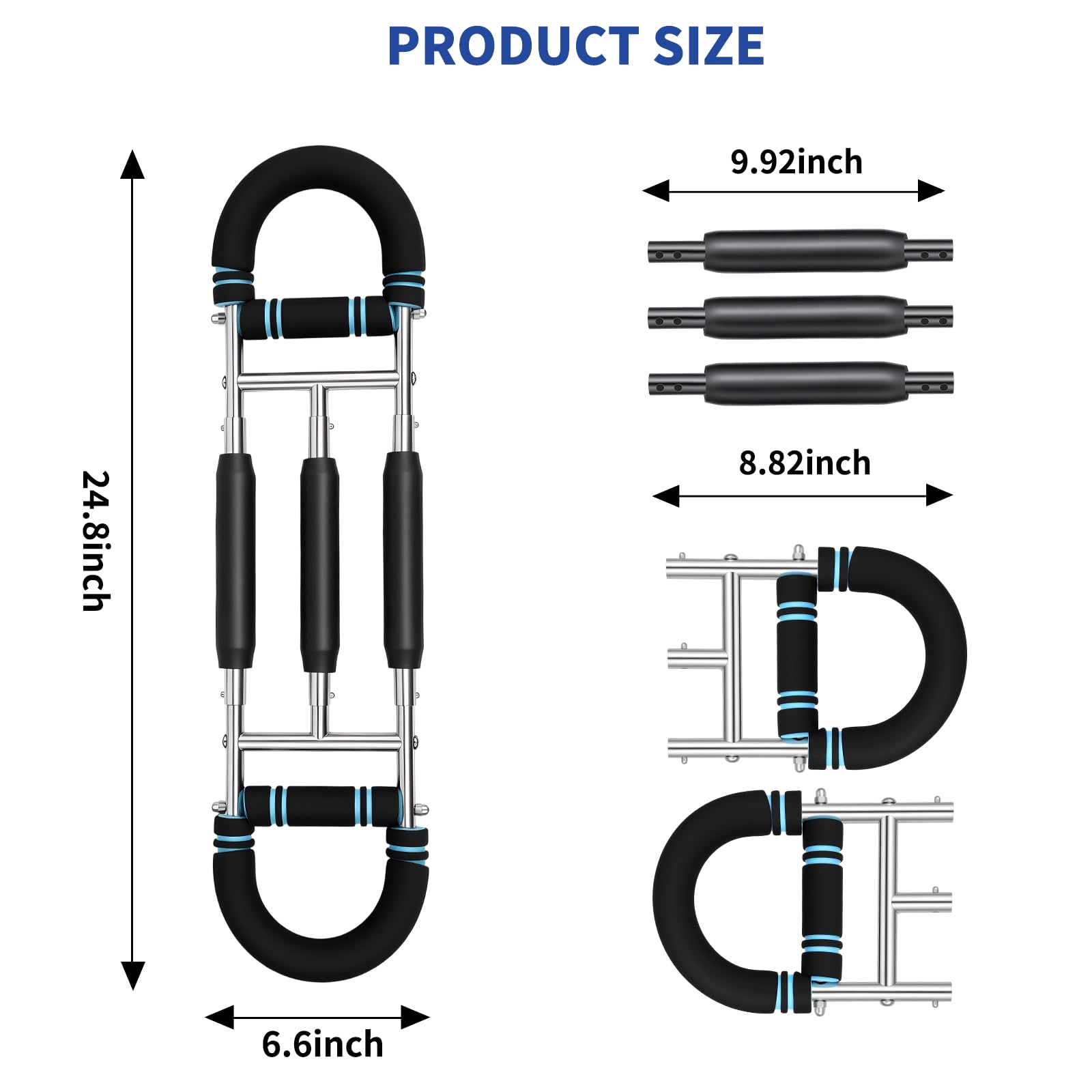 Twister – Entraîneur de bras réglable et ergonomique de 36,3 à 68 kg pour homme et femme, entraînement de bras, triceps d'avant-bras, renforcement de la poitrine Twister – Entraîneur de bras réglable et ergonomique de 36,3 à 68 kg pour homme et femme, entraînement de bras, triceps d'avant-bras, renforcement de la poitrine