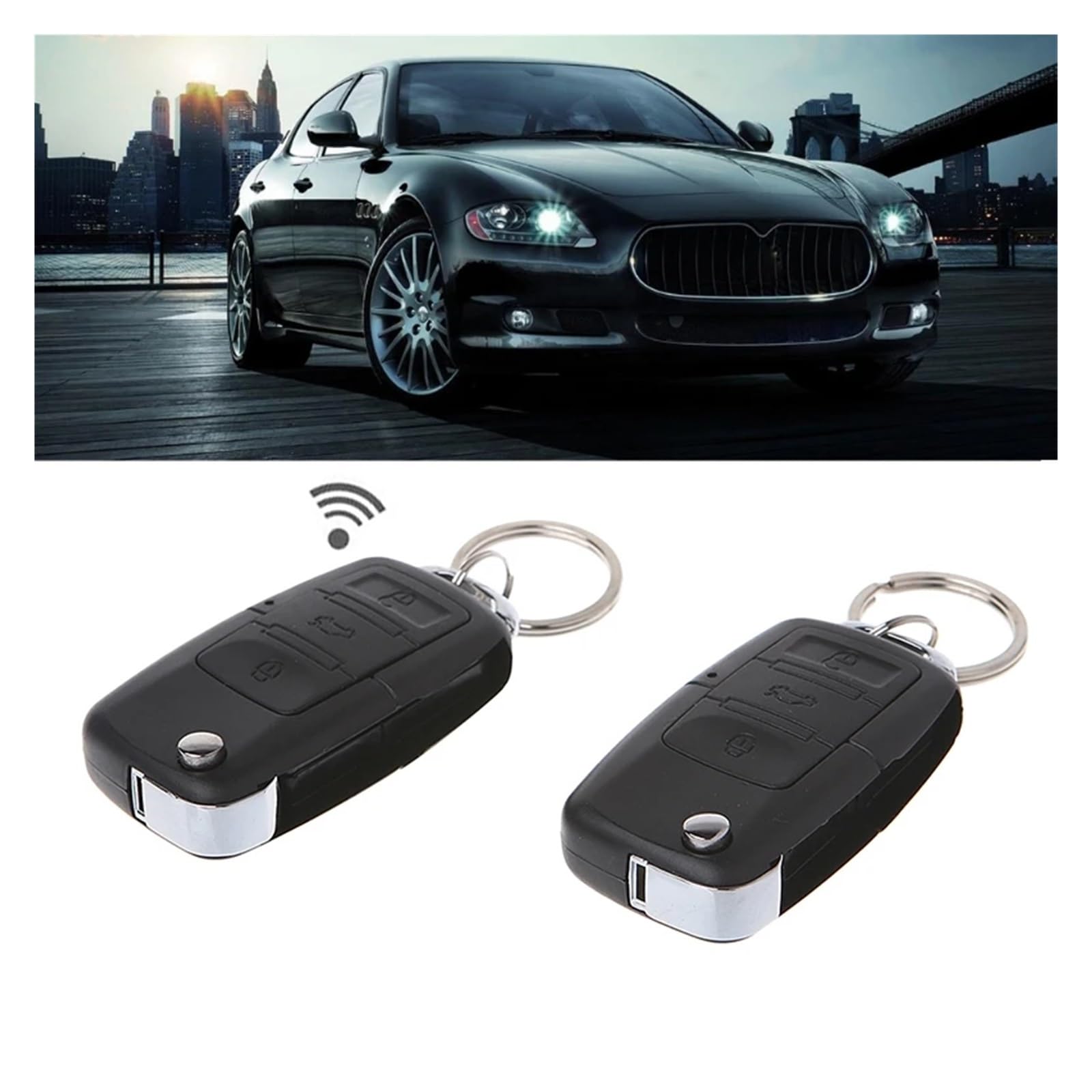Alarma del Sistema De Entrada Sin Llave con Bloqueo Puerta Central Control Remoto Universal For Automóvil