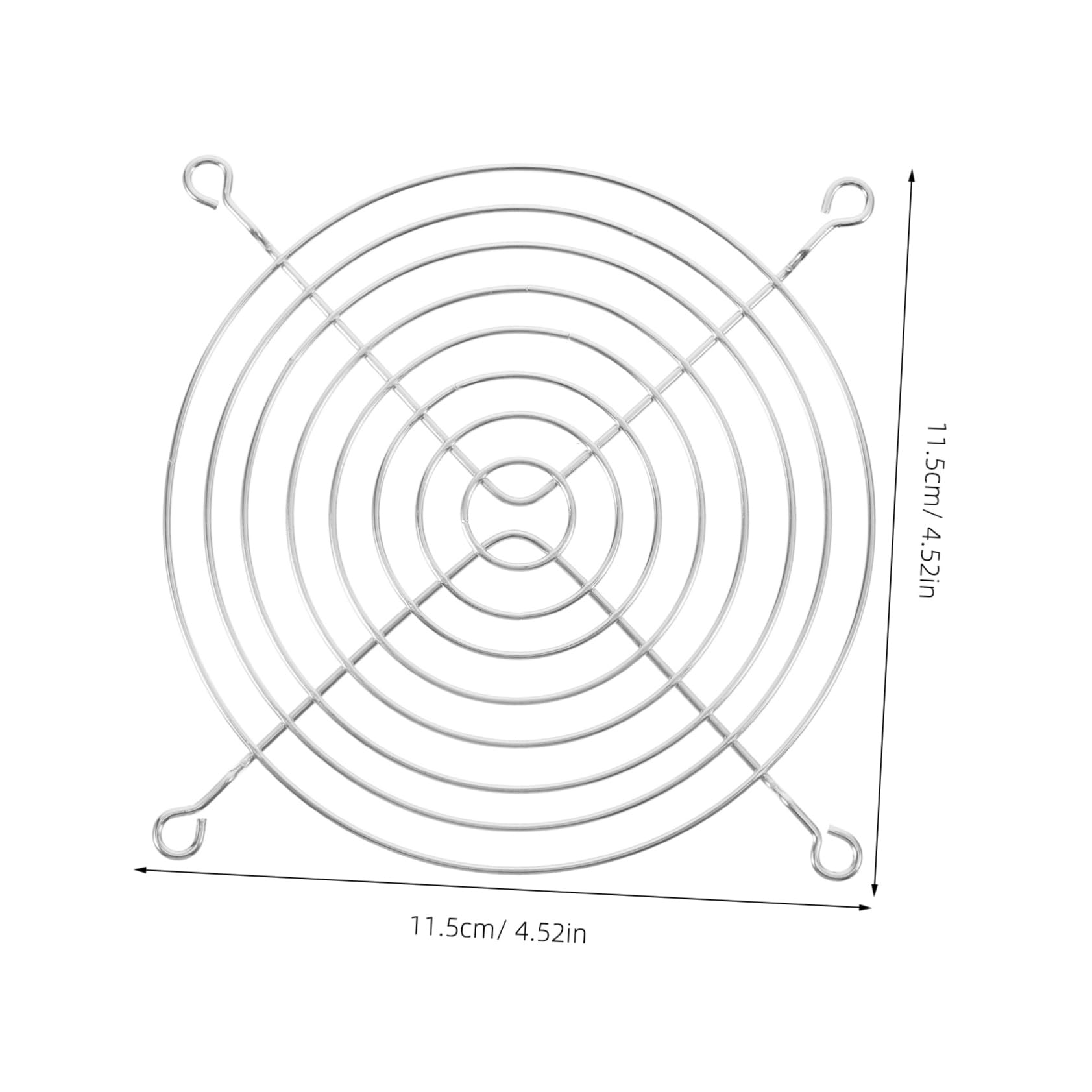 ARTIBETTER 20pcs Computer Fan Mesh Cover Protective Grill with Screws for Pc Cases Heat Management Effortless Installation Compatible with Cabinet Fans and Electronics