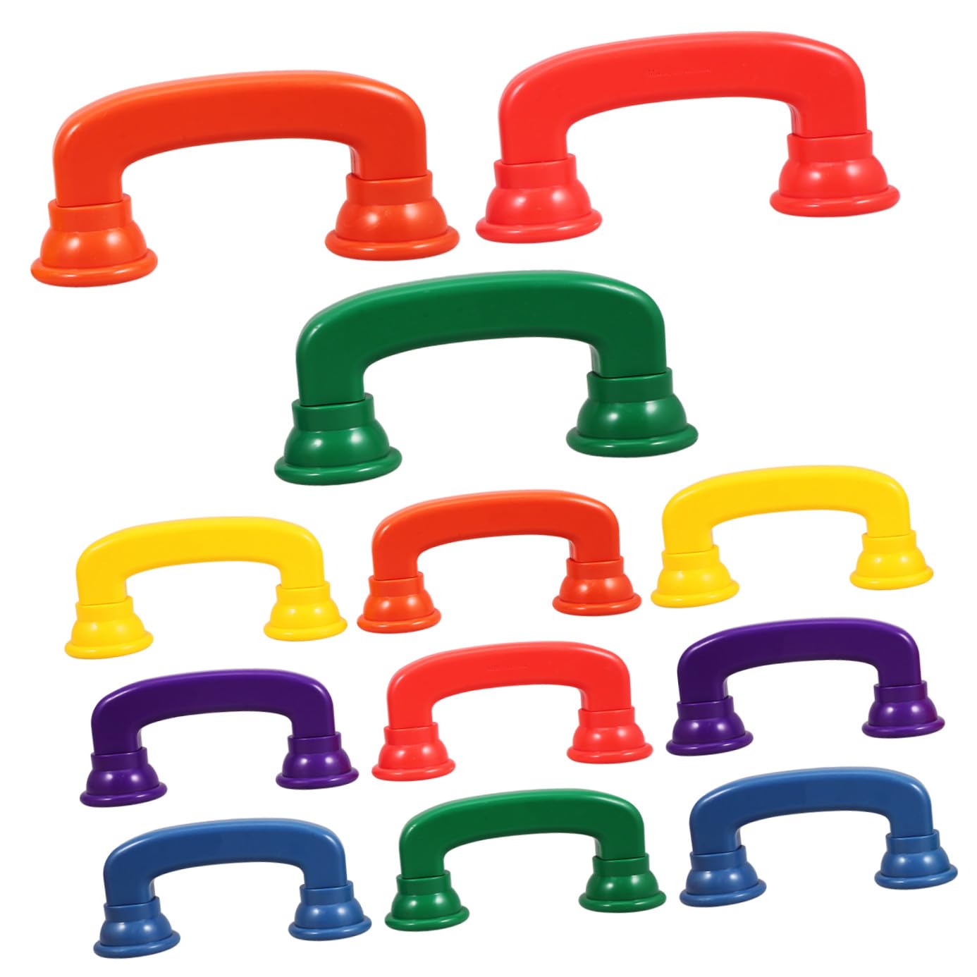 Alasum 12 Piezas de Teléfono Susurrante para Niños Pequeños, Juguetes Educativos de Plástico Abs, Coloridos y Divertidos Aprendizaje Temprano