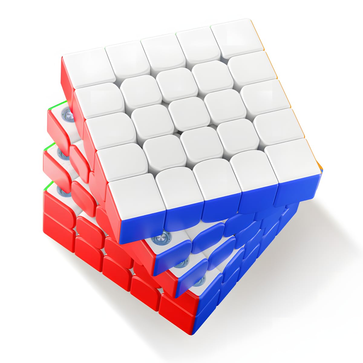 Bukefuno GAN 562 M 5x5 UV Cube Puzzle magnetyczne bez naklejki Gan 562M UV 5x5x5 Speed Puzzle GAN562 M UV standardowa prędkość kostka UV wersja UV
