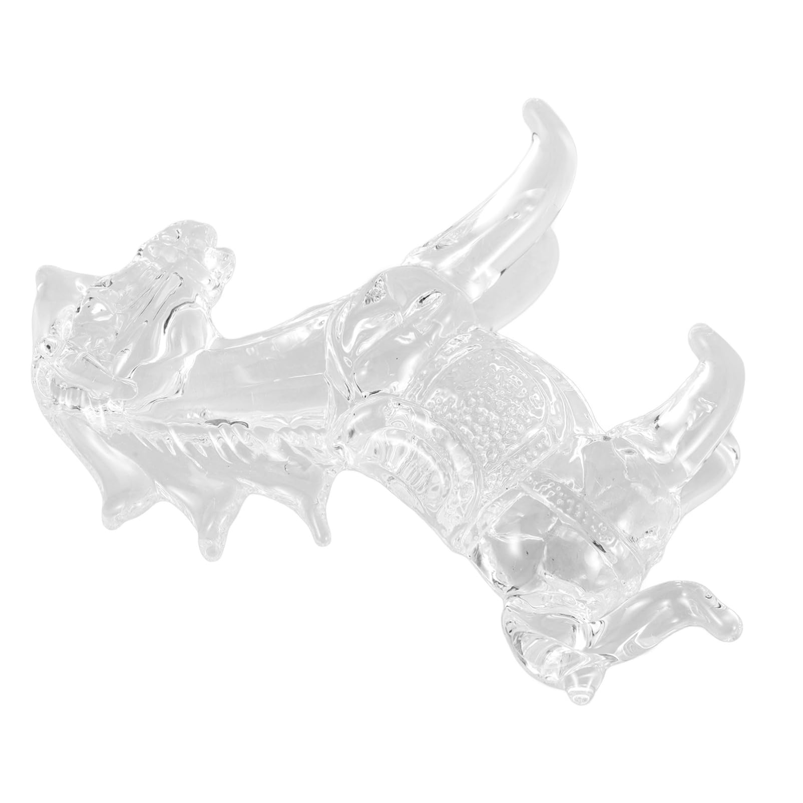 IMIKEYA 5st Kristall-pferdeornamente Entzückende Figur Klare Pferdeskulptur Chihuahua- Wohndekoration Kranztierfiguren Dekorative Pferdefigur Statue DIY-Statue Transparent
