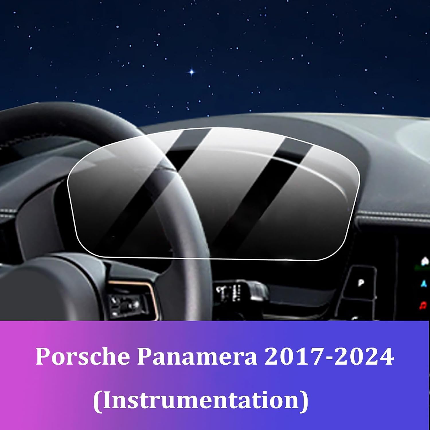 Pellicola Protettiva Auto per Porsche Panamera 2017-2024 (Instrumentation)