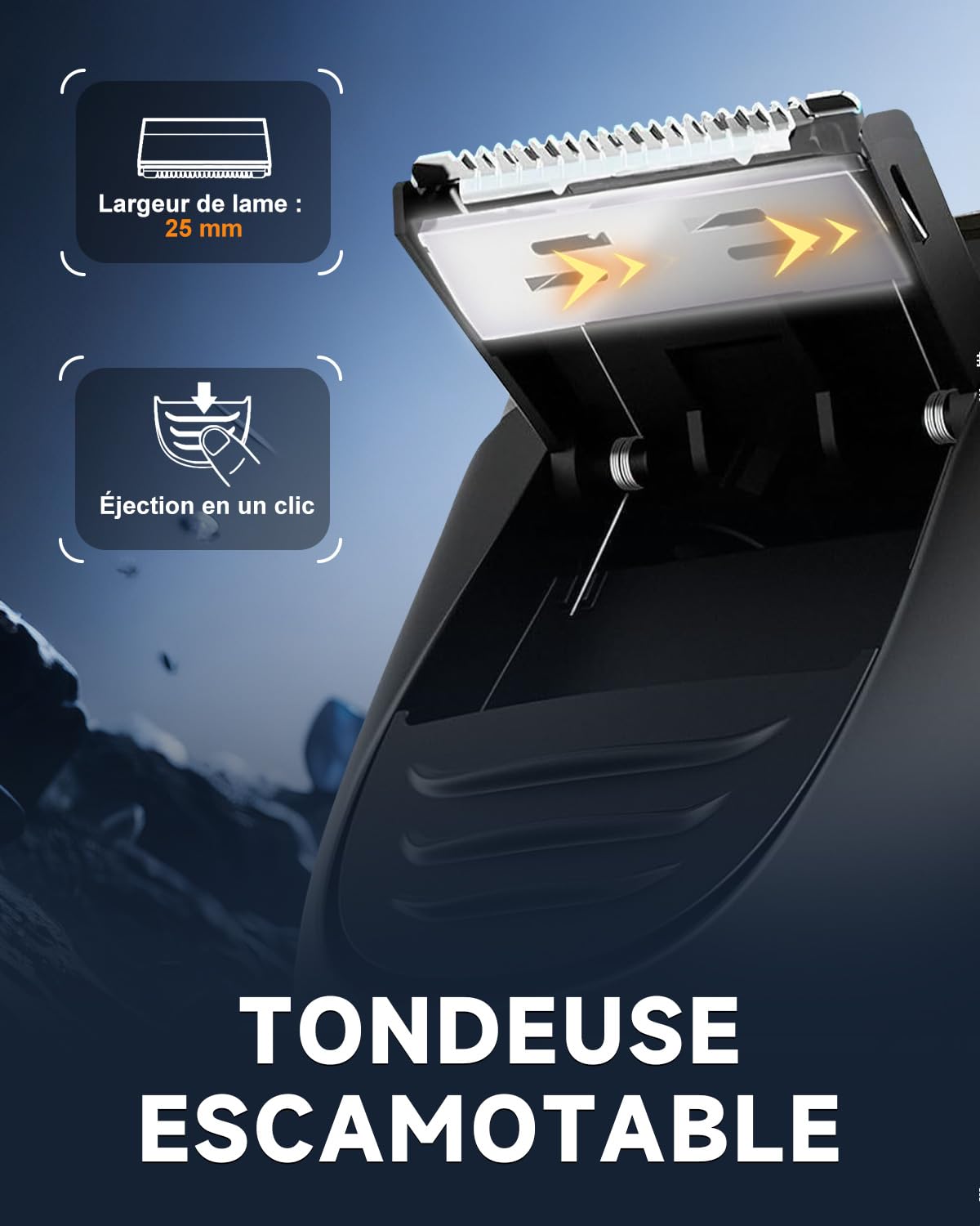 Rasoir Electrique Homme avec Écran LCD, IPX7 Étanche pour Rasage Sec et Humide, 4D Tête Flottante, 120 Min d'Autonomie, Rasoir Rechargeable avec Verrouillage de Voyage, Idéal pour Peau Sensible (Noir)