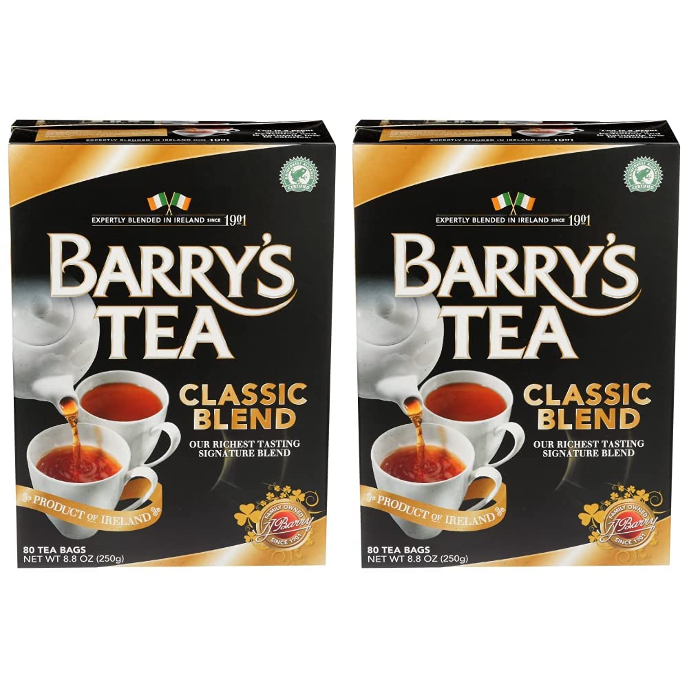 Amazon.com : Barry's Tea Bags, Classic Blend, 80 Count, 8.8 Oz ...