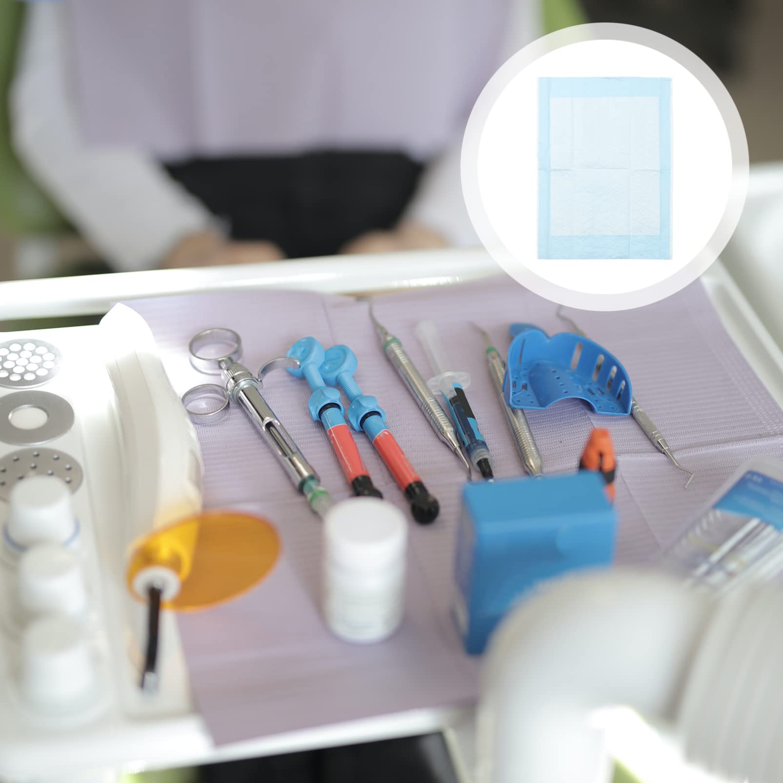 FRCOLOR 20 Pack of Bed Pads Washable Nursing Pads for Bed Large Absorbent 45x60cm Perfect for Home Travel