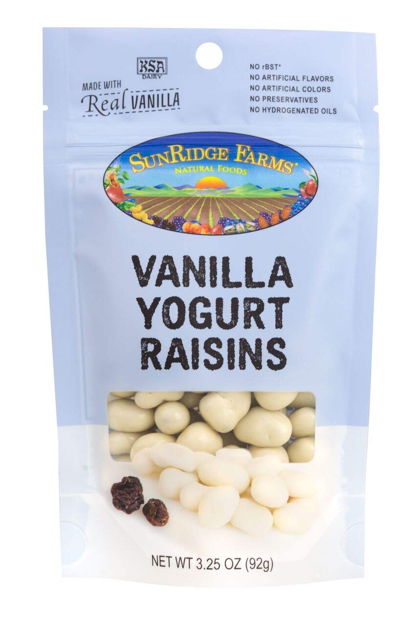Sunridge Farms Yogurt Raisins - Case of 8-3.25 Oz