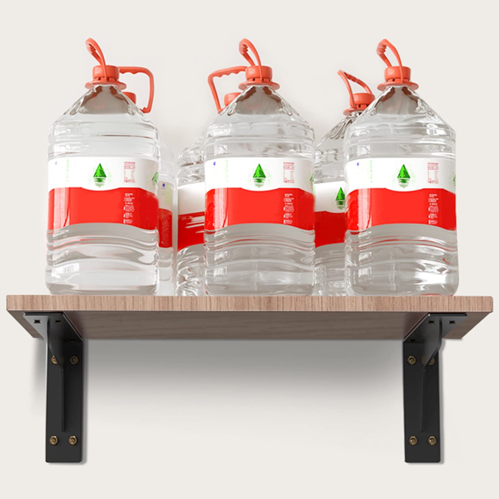 Soporte De Estante, Soportes Para Estantes Flotantes De Acero Inoxidable Soportes Ciegos - Soportes Para Estantes Flotantes - Soportes En L Soportes Resistentes - Incluye Tornillos Y Tacos De Pared (