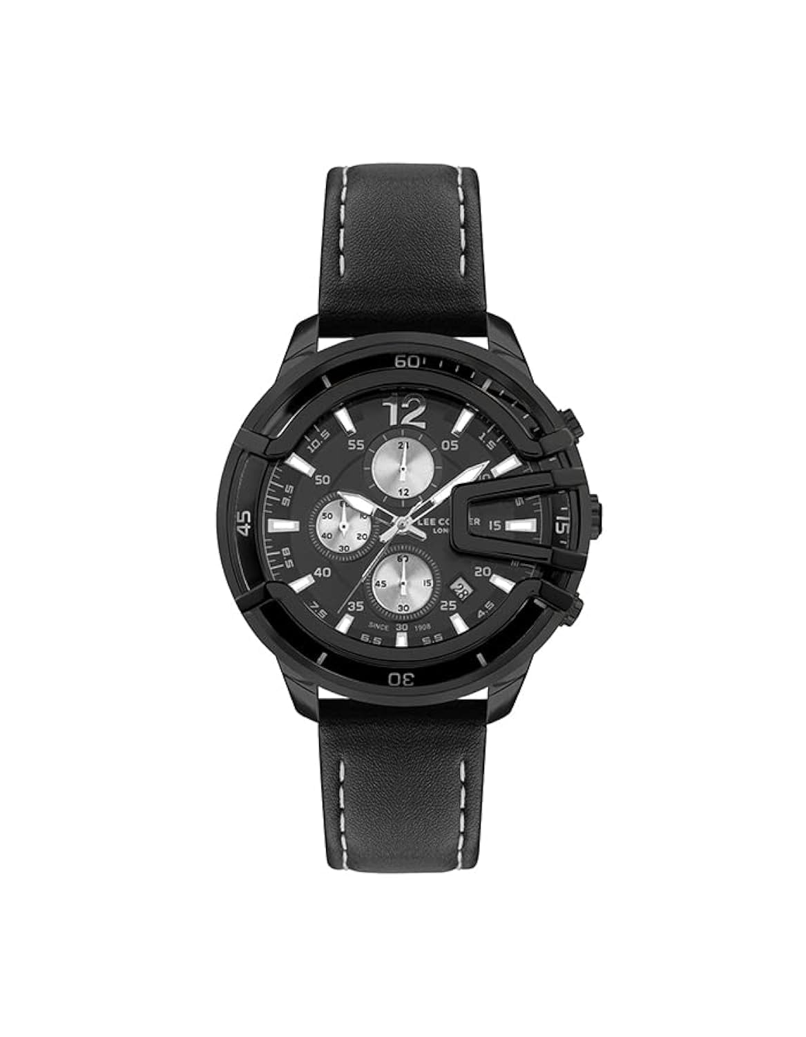 LEE COOPER Men's Multi Function Black Dial Watch - LC07468.651