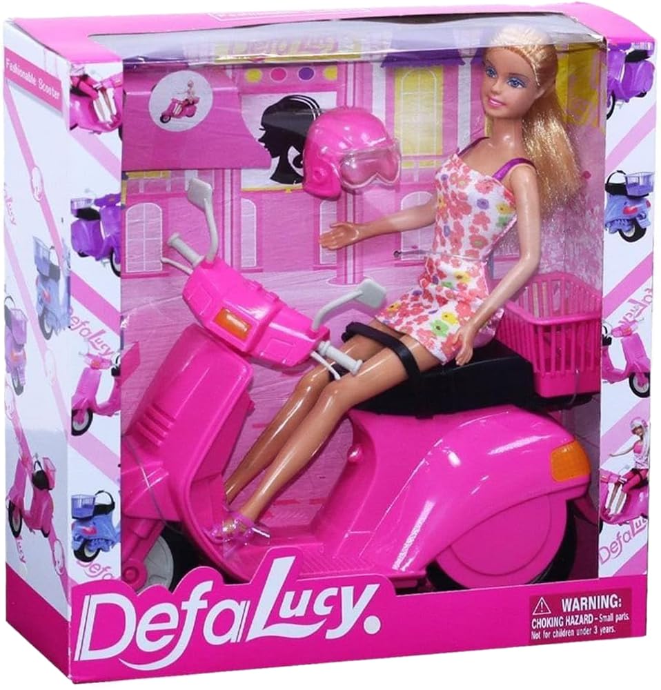 Defa Lucy Dolls With Motorcycle-JD8246