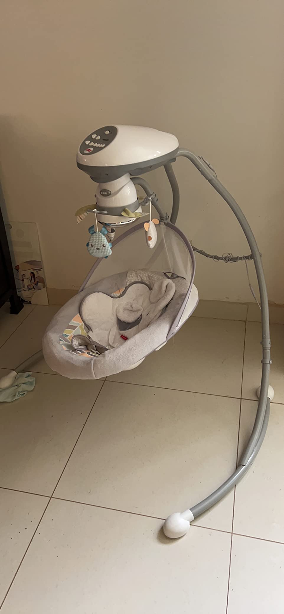 45/mo Finance FisherPrice Sweet Snugapuppy Swing, Dual Motion Baby Swing with Music, Sounds