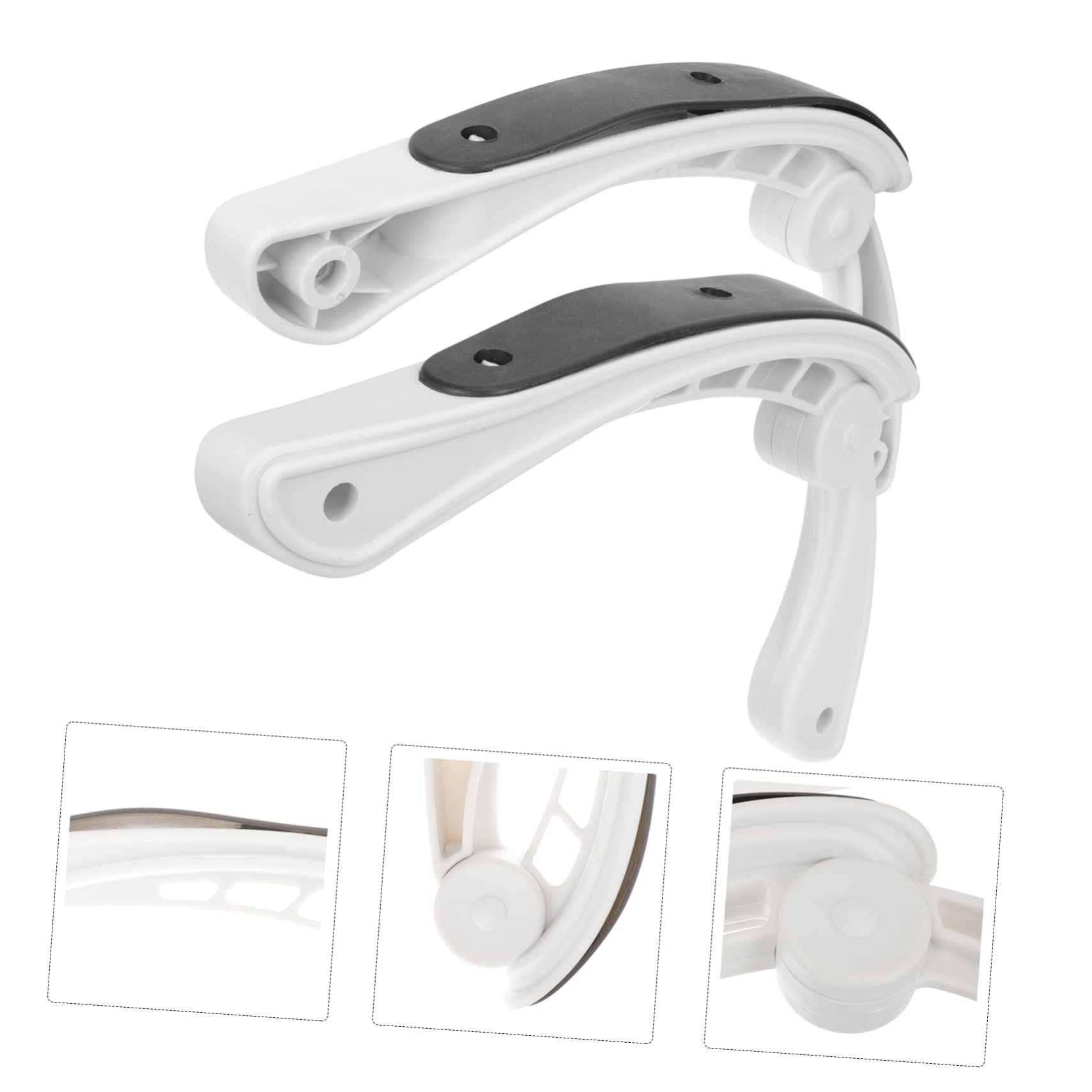 2 Piezas cadeira ergonomica Ergonomic Chair sillas escritori telescópico Cubierta del reposabrazos Silla de Componente Oficina Silla de Juego el plastico