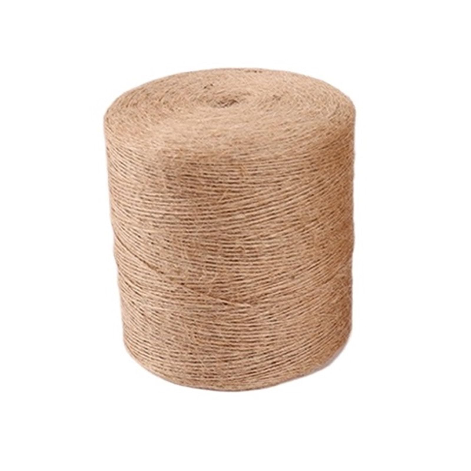 500/1000M 1mm 2mm Jute Rope String Twine Crafts Sewing Party Wedding Home Decortion(1mm 1000Meters)