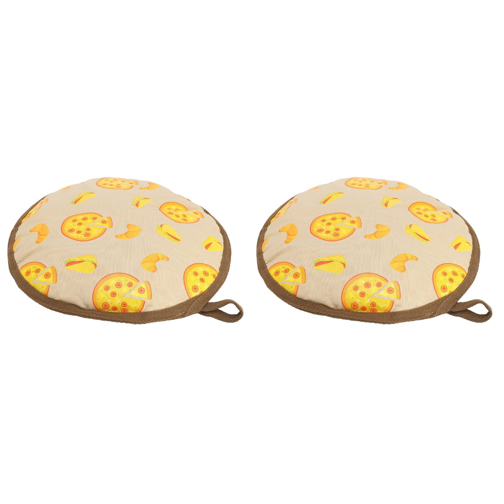 Hndhbfgrt 2Pack 12Inch Tortilla Pancake Warmer Pouch Microwavable Insulated Food Cooler Bag, for Corn Flour Burrito Pancake Warm