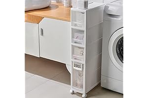 Narrow Slim Storage Drawer Cart: Declutter with Style