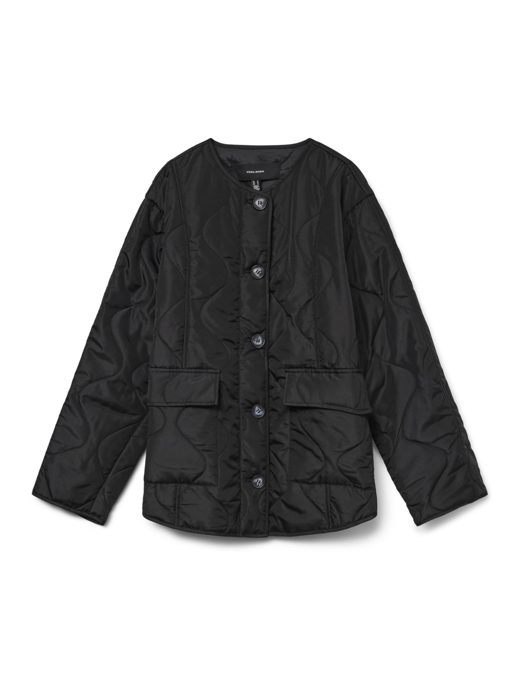VERO MODA Women's Vmmillie Jacket Noos, Black, XL, Black, x_l