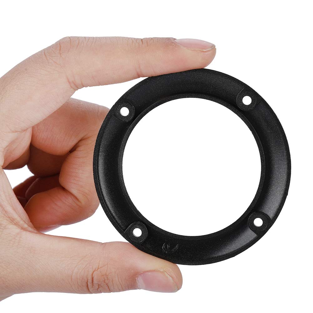 2x maskownica głośnika, 2-calowa osłona głośnika dekoracyjna kratka kratka ochronna kratka dekoracyjna, osłona mini systemu audio kratka maskownica ochronna głośnika osłona maskownicy głośników (srebrna)